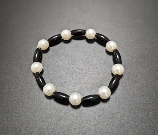 Black Beads and Pearls