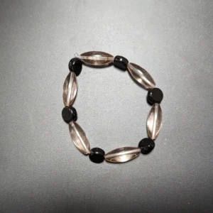 Black with Brownish Clear